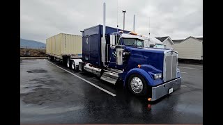 2023 KENWORTH CUSTOM BLUE ONE OF A KIND COLOR WAY DRAMATIZED [upl. by Auhsoj]