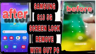 Samsung S10 5G G977 Hand reset Screen lock remove❌All Samsung model hand reset Screen lock Remove❌ [upl. by Itsur]