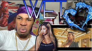 JESSI X FLOWSIK  WET 🔥🤩REACTION🤩🔥 [upl. by Wilie]