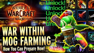 INSANE Transmog Unlocks For War Within How You Can Prepare Now  World of Warcraft Guide [upl. by Farland32]