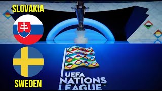 SlovakiaSweden UEFA Nations League eFootball 2025 Ultra Realistic Graphics Top Player Level [upl. by Jeana]