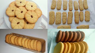 4 Simple Cookie Recipes With Only 3 Ingredients Ready to eat every day Christmas cookies recipes [upl. by Korey]