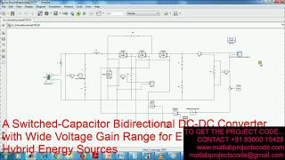 A SwitchedCapacitor Bidirectional DCDC Converter with Wide Voltage Gain Range for Electric Vehicle [upl. by Friedly]