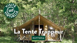 La Tente Trappeur  Hébergement Toile amp Bois by Huttopia [upl. by Downey]