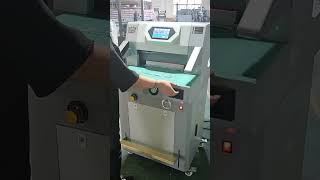 5010z paper cutter guillotine testing before deliveryguillotinemachine factory [upl. by Sybila441]