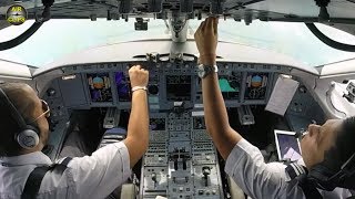 JUST ENJOY Interjet Sukhoi Superjet planes ULTIMATE COCKPIT MOVIE AirClips full flight series [upl. by Carlina]