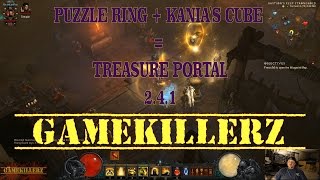 Puzzle Ring  Kanais Cube  Treasure Goblin Portal [upl. by Adla]