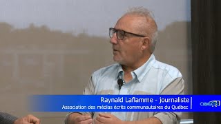 Entrevue  Raynald Laflamme journaliste délégué régional de lAMECQ  19 septembre 2024 [upl. by Notsa]