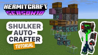 Fully automatic shulker box crafter restocking Minecraft tutorial 1204 [upl. by Grogan126]