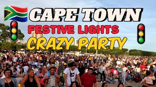 CAPE TOWN SOUTH AFRICA FESTIVE LIGHTS CRAZY MUSIC ENTERTAINMENT PART 2 [upl. by Pitt]