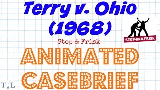 Terry v Ohio Stop amp Frisk  Landmark Cases  Episode 12 [upl. by Orrocos]