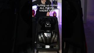 Suiting up in the Jazwares Vader suit cosplay darthvader cosplayer starwars unboxing shorts [upl. by Sremmus]