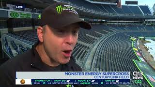 The Monster Energy Supercross Series is here for one day only [upl. by Yhtomot]