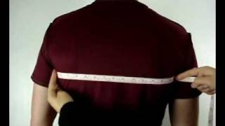 Male Back Width Measurement Guide for Suits Shirts and Waistcoats [upl. by Kristina]