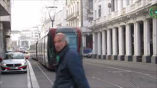 Tramway in Casablanca  Alstom Citadis  Straßenbahn  Villamos  Tram  BIM [upl. by Yeldah]