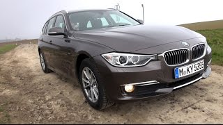 2015 BMW 320d xDrive 184 HP Touring Test Drive [upl. by Pickard647]