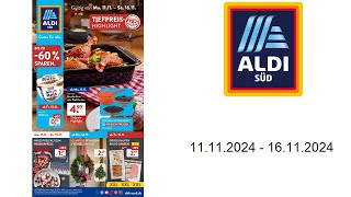 Aldi Süd Prospekt DE  vom 1111 bis 16112024 [upl. by Ennaeel]