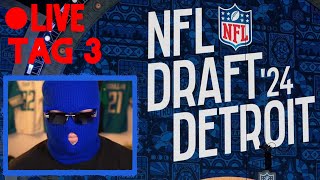 NFL Draft 2024 Watchalong Tag 3  BEENDET [upl. by Ettelorahc]