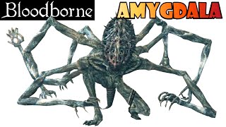 Bloodborne guia AMYGDALA  Boss de Frontera de la Pesadilla  EL MONSTRUO ARAÑAMOSCA EP17 [upl. by Nylecsoj]