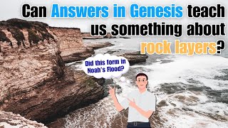 What can we learn about rock layers from Answers in Genesis Lets go geology [upl. by Malachy333]