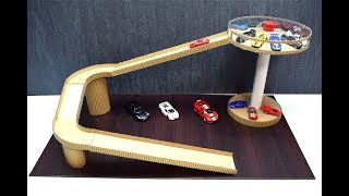 How to Make Hot Wheels track with slides from Cardboard [upl. by Lalitta]