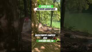 Green Ridge Outdoor Adventures at Fontana Lake NC camping kayakcamping northcarolina [upl. by Mikahs11]