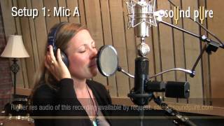 Sony C800g vs Peluso VTB Microphone Shootout  Female Vocals [upl. by Aneema]