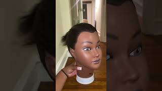 Do a braided ponytail with me 💕💇🏽‍♀️contentcreator beautyhasaface upcominghairstylist [upl. by Nnyl960]