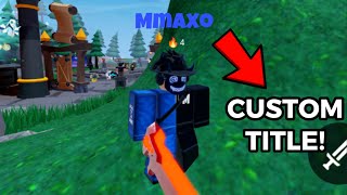 How TO GET CUSTOM TITLES 😱🤫 [upl. by Annahsirhc]