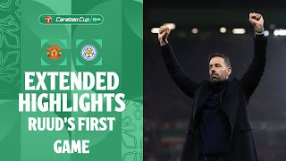 RUUDS FIRST GAME  Manchester United v Leicester City extended highlights [upl. by Outlaw]