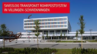 Swisslog TranspoNet Rohrpostsystem in VillingenSchwenningen [upl. by Anilrahc]