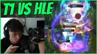 Caedrels Reaction To T1 VS HLE Series [upl. by Englis607]