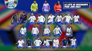 Équipe de France  La liste de Deschamps pour la trêve de juin 2023 [upl. by Terrel283]