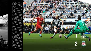 Newcastle United 1 Liverpool 2  Premier League Highlights [upl. by Nylyoj]