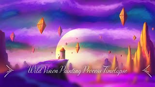 Wild Vision Painting Timelapse [upl. by Moynahan275]