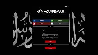 warframe login design VBC [upl. by Nugent861]