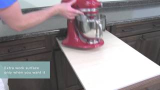 Medallion Cabinetry Base with Pullout Table Kitchen Storage Part 22 [upl. by Arvell]