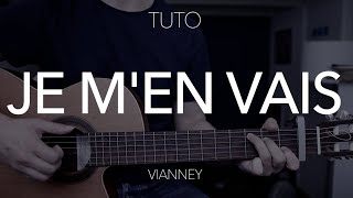 TUTO GUITARE DÉBUTANT 3 accords  Je men vais  Vianney [upl. by Toille]