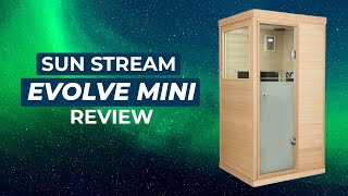 SunStream Evolve Mini Infrared Sauna Review Outstanding Super Compact 1Person Option [upl. by Anitsua]