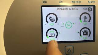 DEYE inverter offgrid setup connecting a pullstart generator [upl. by Rosol522]