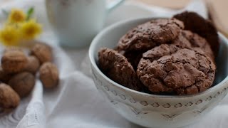 Cómo hacer brownie cookies [upl. by Romulus]