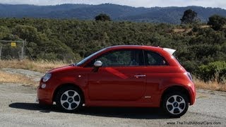 20132014 Fiat 500e Electric Review and Road Test [upl. by Erdda]