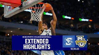 No 22 Creighton vs No 10 Marquette College Basketball Extended Highlights I CBS Sports [upl. by Suckram]