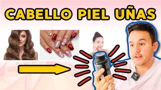 Como hacer crecer el cabello y las uñas y como mejorar la piel [upl. by Novat37]