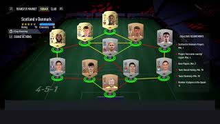 FIFA 22 SBC  MARQUEE MATCHUPS  Scotland V Denmark  NO LOYALTY CHEAP [upl. by Octave]