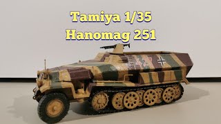 Tamiya 135 Hanomag Sdkfz 2511 Full build [upl. by Vanni]