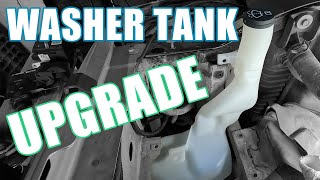 2003  2007 ChevroletGMC  Windshield Washer Tank Replacement [upl. by Heppman]