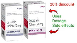 Dasatrue tablet  dasatinib 50mg 70mg and 100mg tablet [upl. by Annairba]