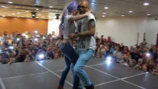 ALBIR amp SARA kizomba choreography in FEELING KIZOMBA FESTIVAL MADRID 2013 [upl. by Alexine]