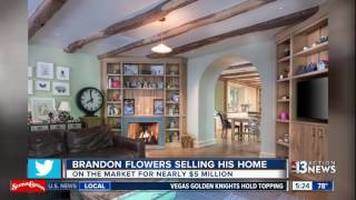 The Killers Brandon Flowers selling Las Vegas home [upl. by Tareyn]